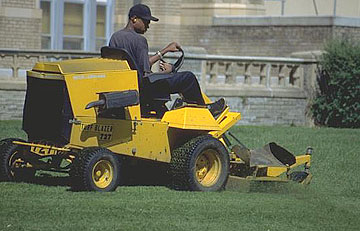 Photo: Landscape manager in action (mowing)
