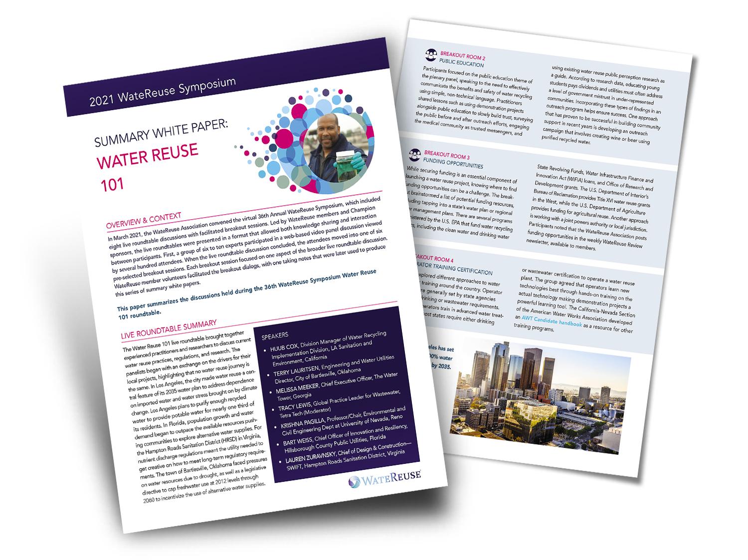 2021 WateReuse Symposium Summary White Papers WateReuse Association
