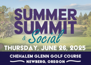 Oregon Summer Summit & Social @ Chehalem Glenn Golf Course