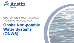Training Manual for Onsite Operators: National Certificate Program & Austin Test-Case