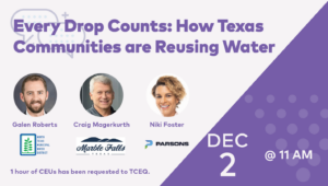 WEAT Webinar: Every Drop Counts: How Texas Communities are Reusing Water